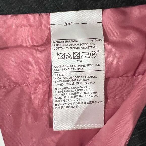 New! Banana Republic Sloah Two-Way Stretch Ankle Crop Mid-Rise Pink Pants Sz 0 - Picture 9 of 11